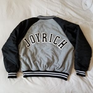Joyrich Faux Fur-Lined Varsity Jacket